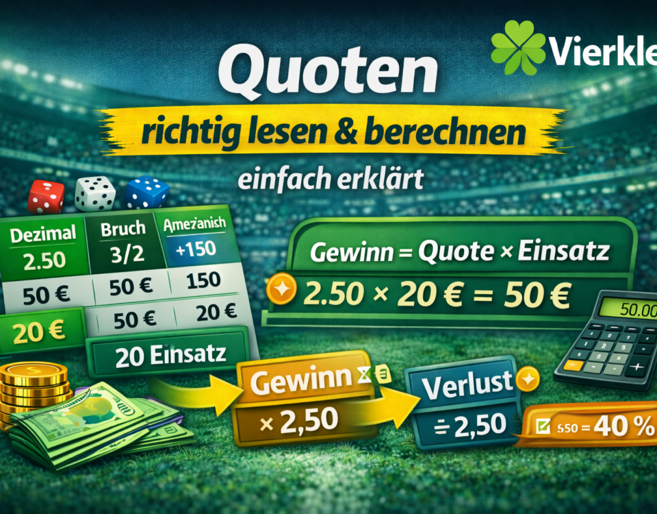 Quoten für Sportwetten