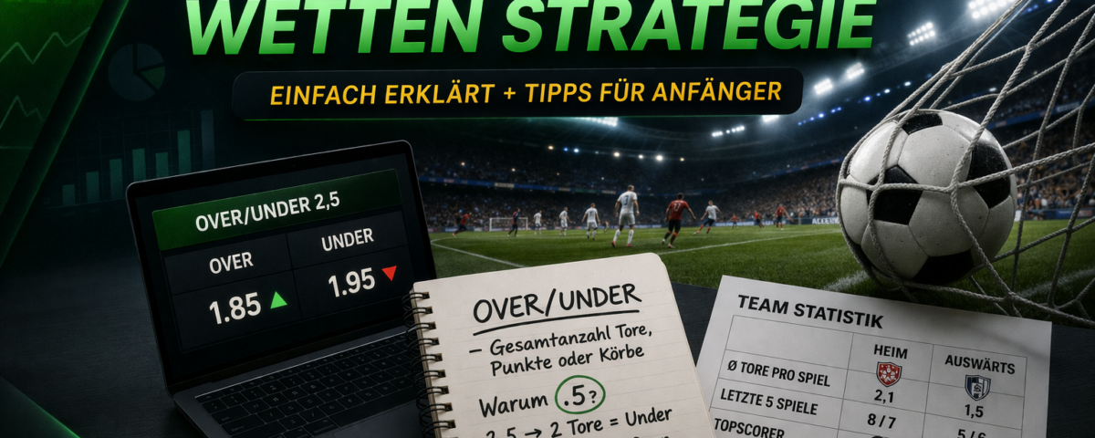 Over/Under Wetten Strategie