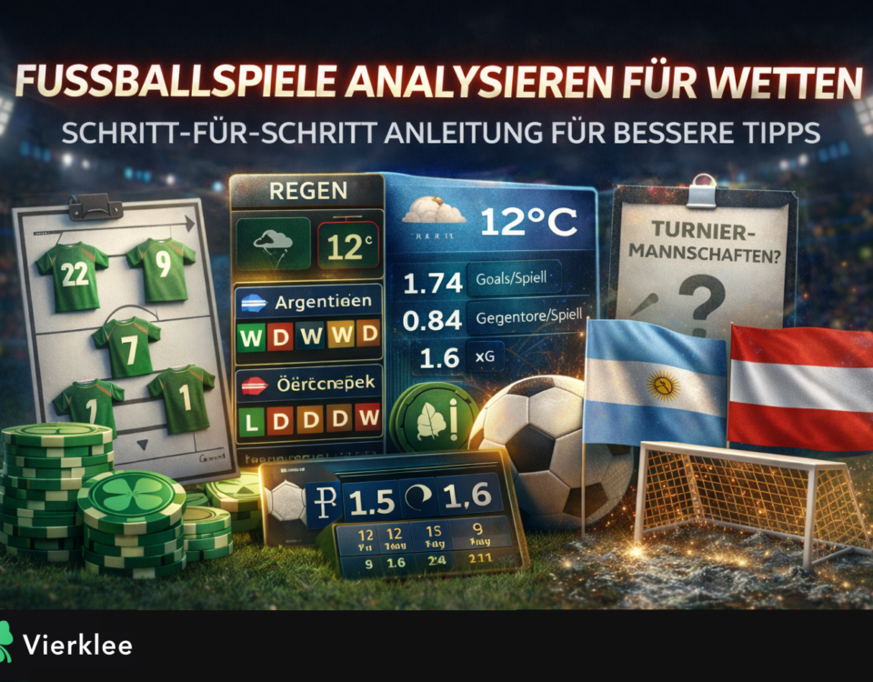 Fussballspiele analysieren für Wetten